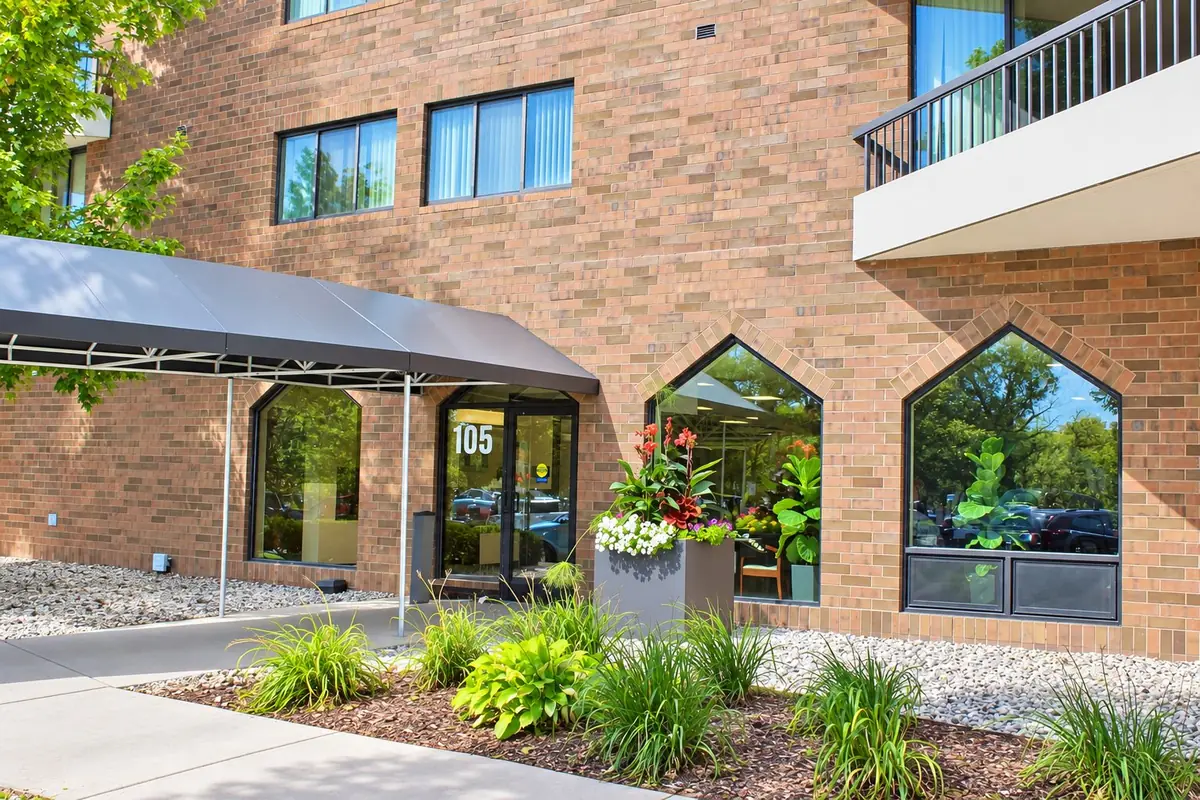 South Mall Senior Apartments exterior — 105 E. Walnut Street, Downtown Kalamazoo