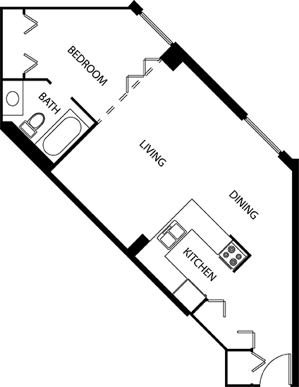 Studio floor plan